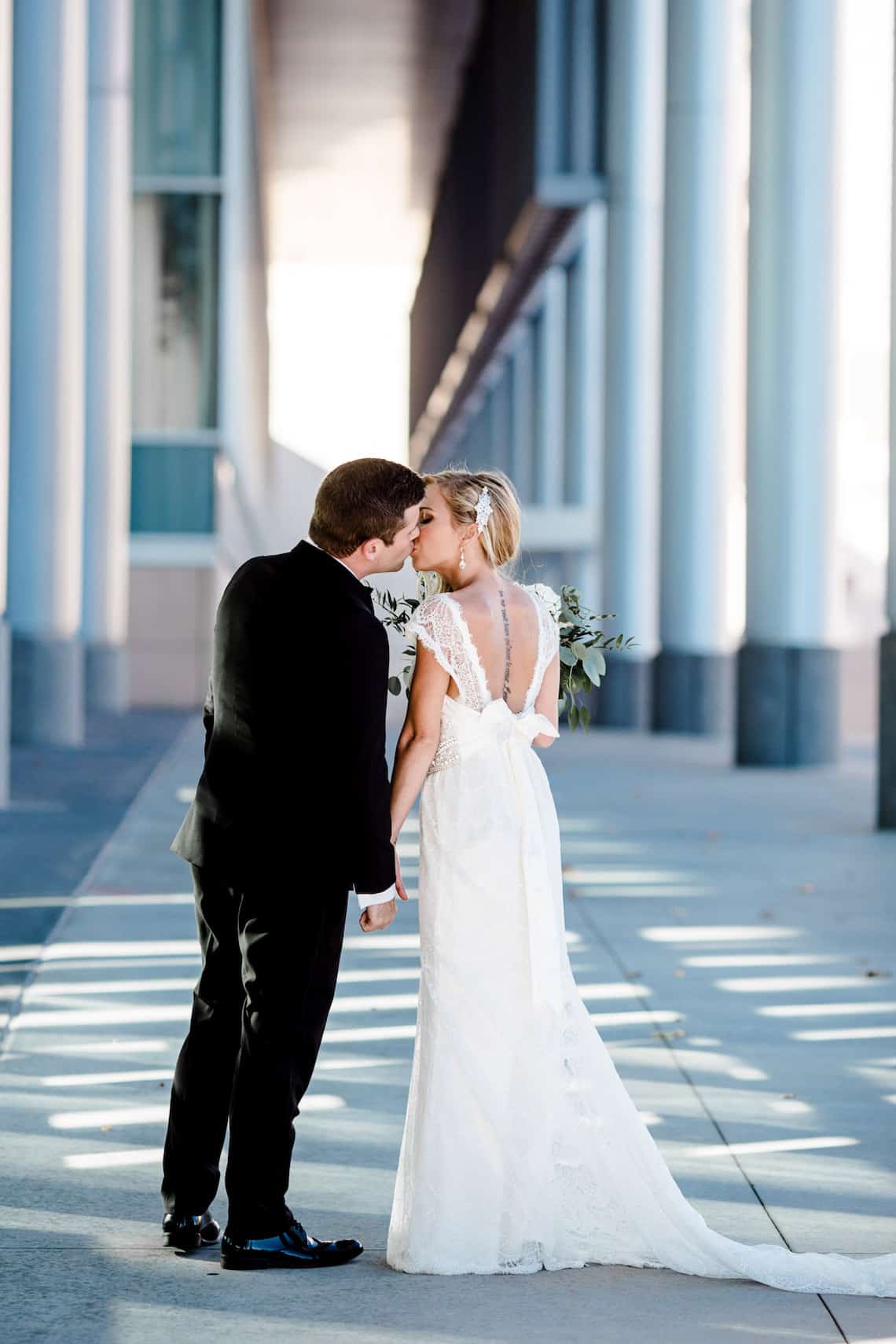 Bride and Groom Kissing Photography