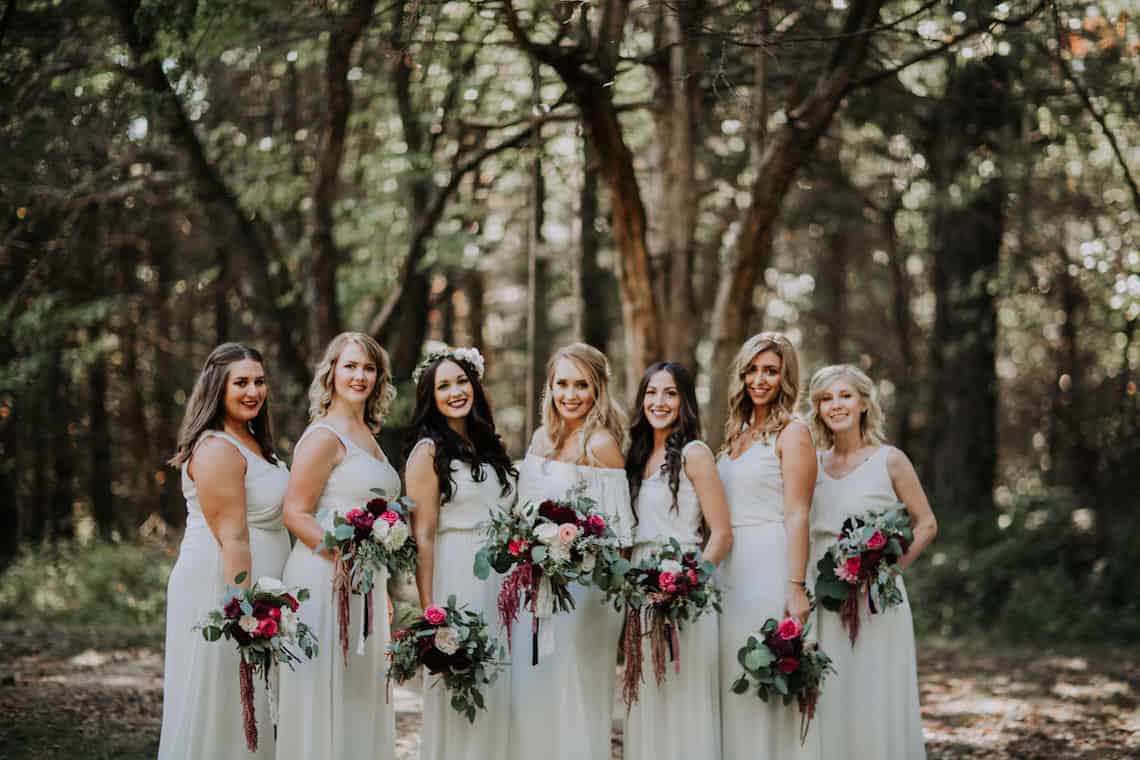 White Bridesmaid Dresses