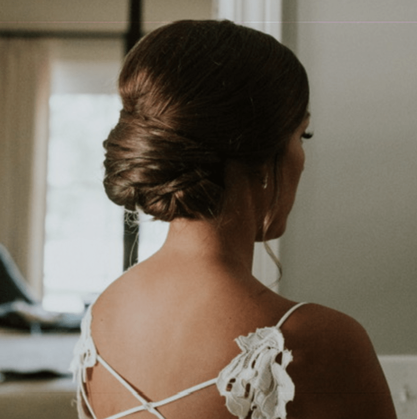 Modern Brides by Ashley Fancher Kansas City Wedding Hair Stylist Back