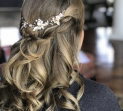 Modern Brides by Ashley Fancher Kansas City Wedding Hair Stylist Flowing