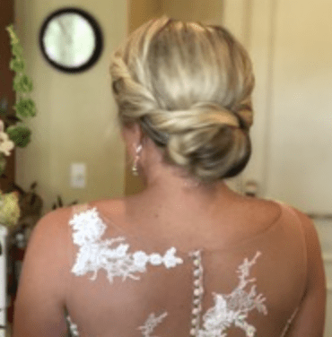 Modern Brides by Ashley Fancher Kansas City Hair Stylist Wedding Wedkc Bun