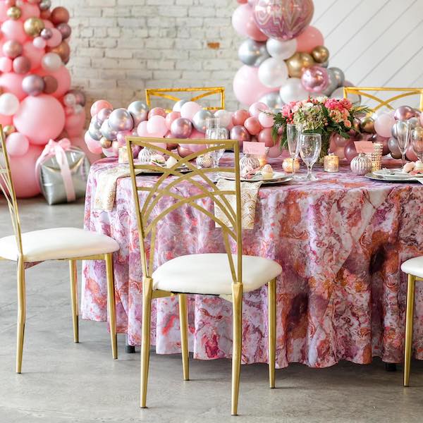 Supply Event Rentals and Design Kansas City Wedding pink