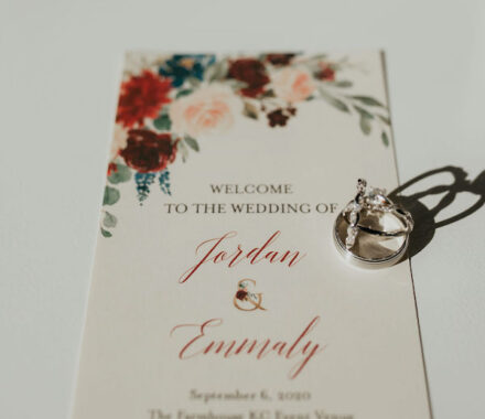 Erishyll Mae Photography Kansas City Wedding invitation