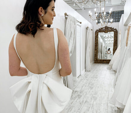 Mimi's Couture Bridal Kansas City Wedding Dress bow