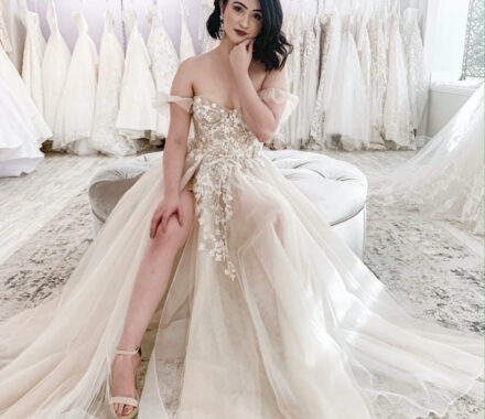 Mimi's Couture Bridal Kansas City Wedding Dress off white