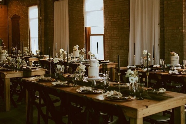 Moderne Loft by Jaded Events WedKC Kansas City Wedding Venue Reception