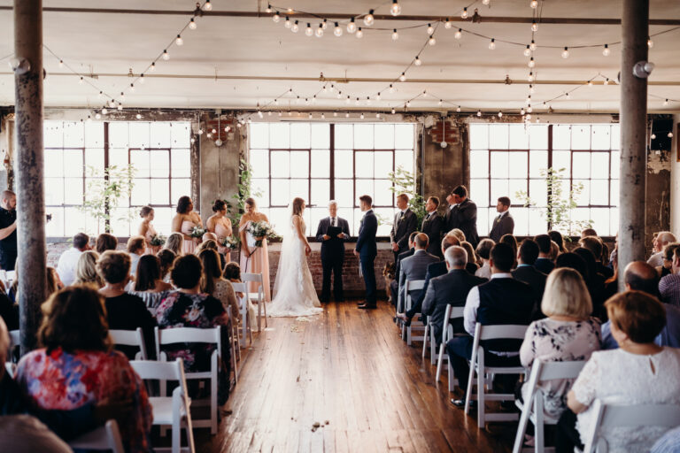 an urban elegant wedding at the bride and the bauer
