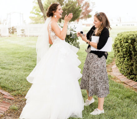 Veil Events Kansas City Wedding Planner WedKC Client Bride