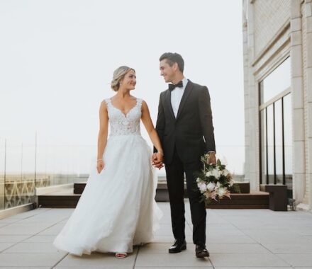 Veil Events Kansas City Wedding Planner WedKC Client Couple