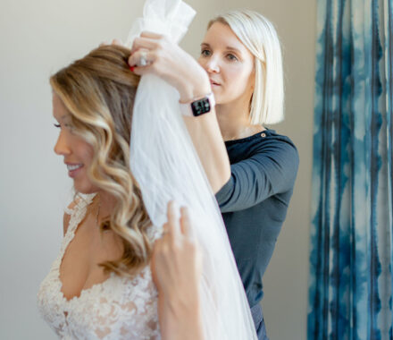 Veil Events Kansas City Wedding Planner WedKC Client Hair
