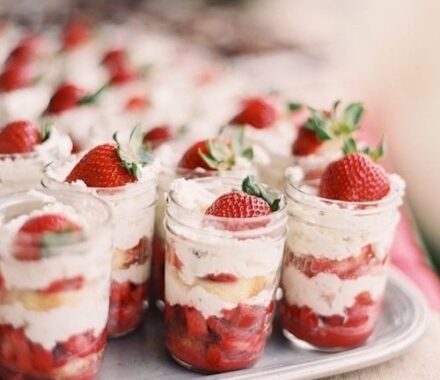 Olive Events Kansas City Catering Wedding Strawberry Shortcake Dessert