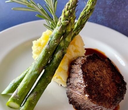 Olive Events Kansas City Catering Wedding beef plated meal image closeup