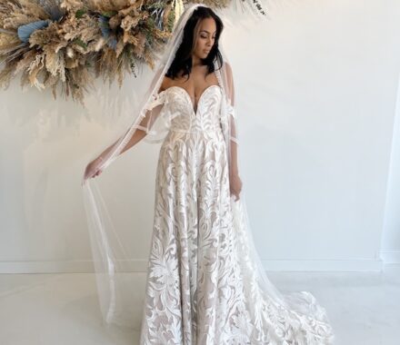 The One Rack Kansas City Bridal Boutique Wedding Dress WedKC Flowers