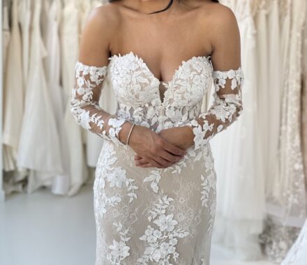 The One Rack Kansas City Bridal Boutique Wedding Dress WedKC Lace
