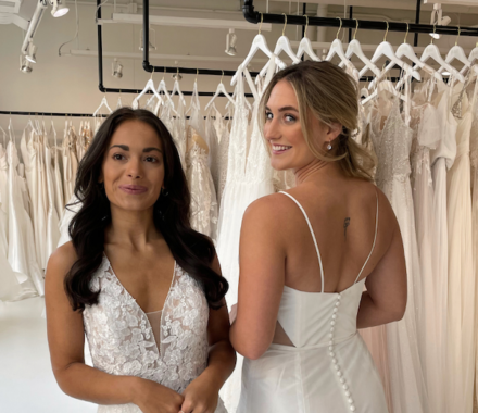 The One Rack Kansas City Bridal Boutique Wedding Dress WedKC Pair