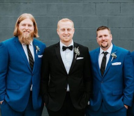 Todd's Clothiers and Tailor Shop Kansas City Menswear Wedding WedKC Black Blue