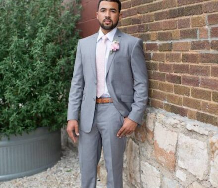 Todd's Clothiers and Tailor Shop Kansas City Menswear Wedding WedKC Pink
