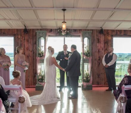 The Hilltop Kansas City Wedding Venue WedKC Inside Ceremony