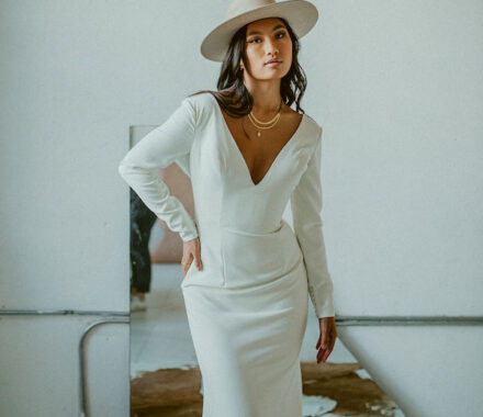 Something White Bridal Boutique Kansas City WedKC Wedding Dress Hat