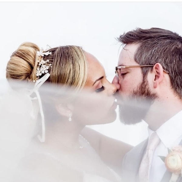 Kayla Borum Beauty Kansas City Wedding Hair Makeup WedKC Bun Kiss
