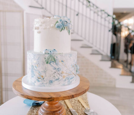 Marigold Cakes Kansas City Wedding Cake Dessert Wedkc Blue Detail