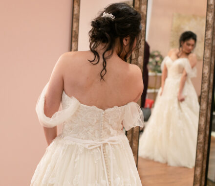 Heartland Lodge Kansas City WedKC Wedding Venue Dress Mirror