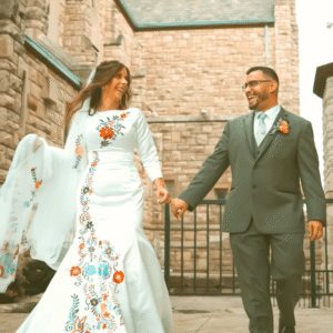 Focus Films Kansas City Wedding Videography WedKC Floral Dress