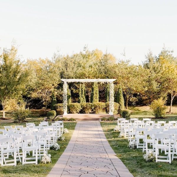 1890 Event Space Kansas City Wedding Venue WedKC Outdoor Ceremony