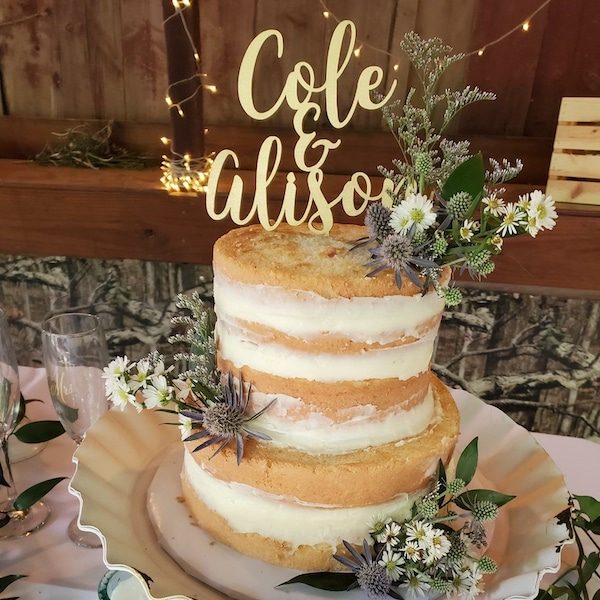 Andreas Sweet Occasions Kansas City Wedding Cake Dessert WedKC Naked Cole Adison