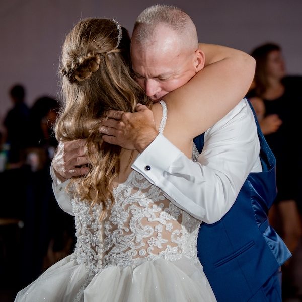 Angela Needs Shipps Kansas City Wedding Photography WedKC Bride Father Daughter Dance