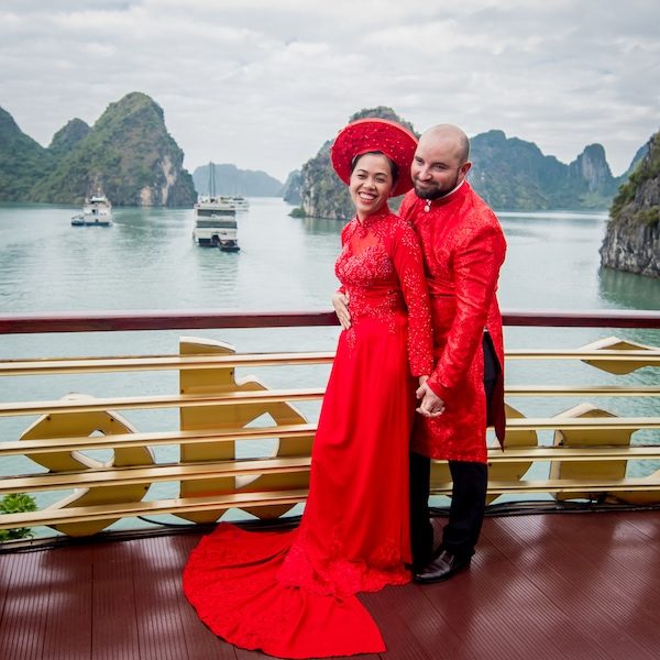 Angela Needs Shipps Kansas City Wedding Photography WedKC Formal Red Dress Couple