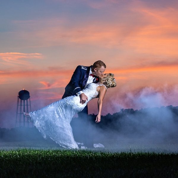 Angi's Art Kansas City Wedding Photography WedKC Bride Groom Sunset Dip