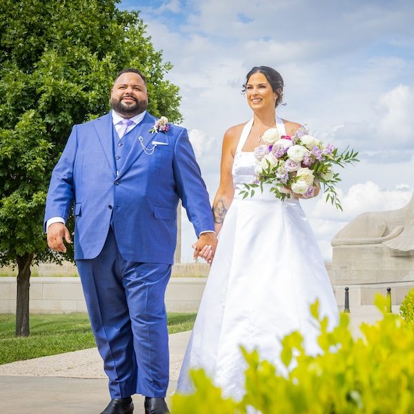 Artem Films Kansas City Wedding Photography Videography WedKC Blue Suit Walk