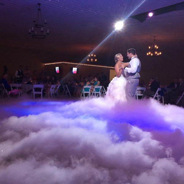 Berry Acres Wedding Venue Kansas City fog