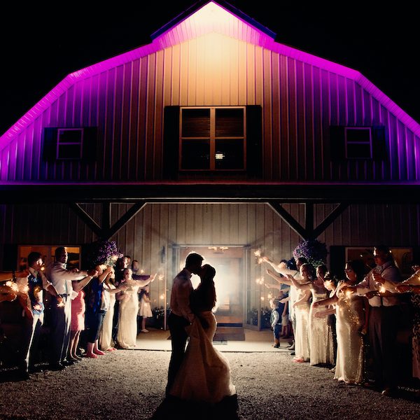 Berry Acres Wedding Venue Kansas City purple