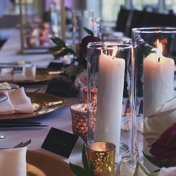 Brittany Maurine Bridal Kansas City Wedding Planner WedKC Candles