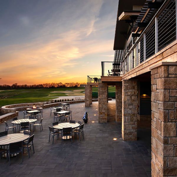 Canyon Farms Golf Club Kansas City Wedding Venue terrace