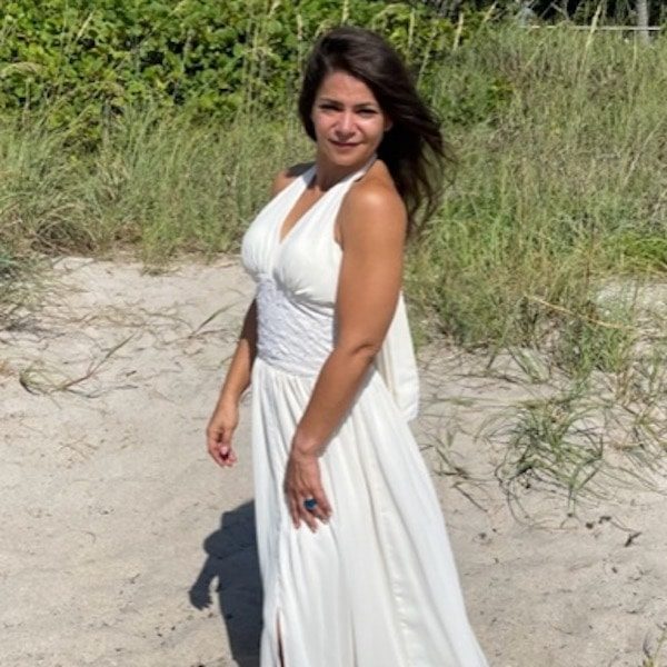 Cline's Custom Alterations Kansas City Wedding Dress Beach Bride
