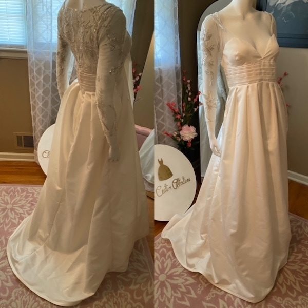 Cline's Custom Alterations Kansas City Wedding Dress White