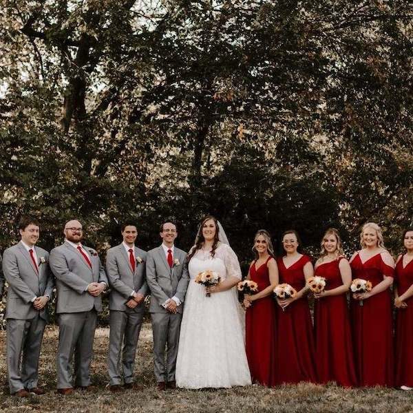 Dan Dan the Wedding Man Kansas City Menswear Suit WedKC Grey Red