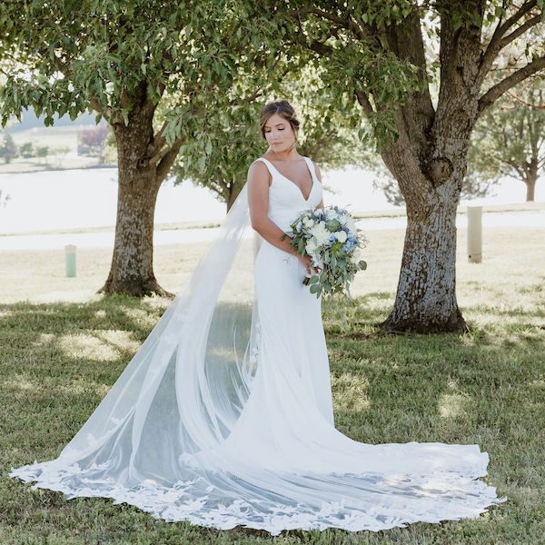 Elizabeth West Photography Kansas City Wedding Photographer WedKC Bride Dress Veil