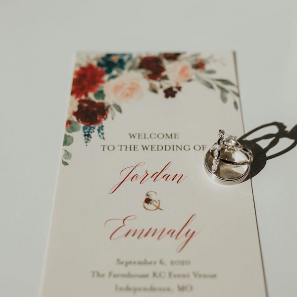 Erishyll Mae Photography Kansas City Wedding invitation