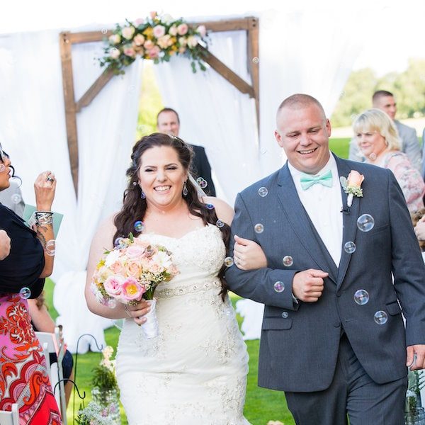 Events by Emily Kansas City Wedding Planner Wedkc Bubbles Recessional