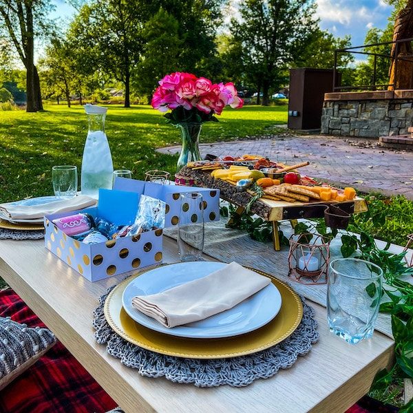 Forks N Chill Intimate Picnics Catering Service Kansas City Wedding WedKC Trees