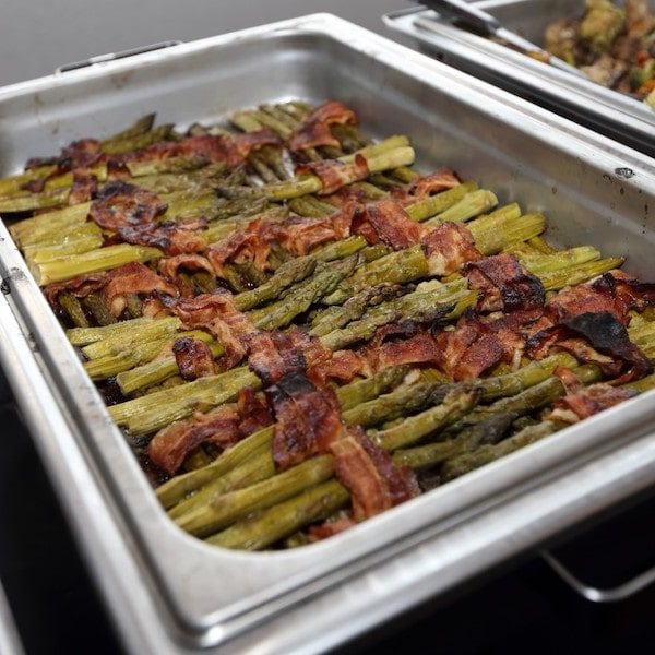 Geaux Catering Kansas City Wedding Caterer WedKC Bacon Asparagus