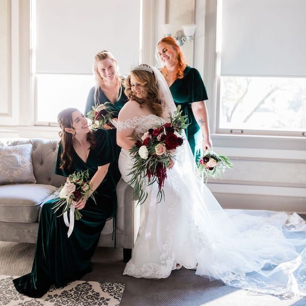 Lauren Benson Photography Kansas City Wedding Photography WedKC Bride Bridesmaids