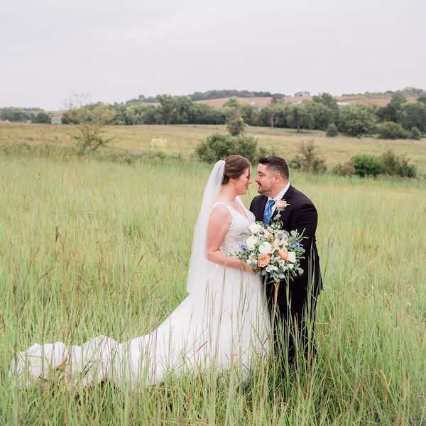 Lauren Benson Photography Kansas City Wedding Photography WedKC Bride Groom Field