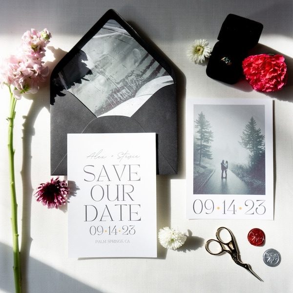 Lilly-Valley-Press-Kansas-City-WedKC-Invitations-Save-The-Date-Black