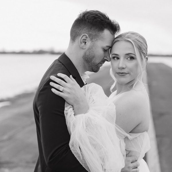 Nichole Storey Photography Kansas City Wedding Photographer WedKC Black White Bride Groom
