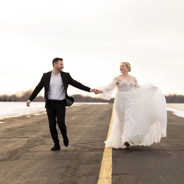 Nichole Storey Photography Kansas City Wedding Photographer WedKC Runway Bride Groom